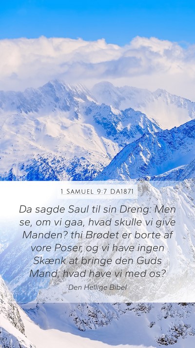 1 Samuel 9:7 DA1871 Bible Verse Image