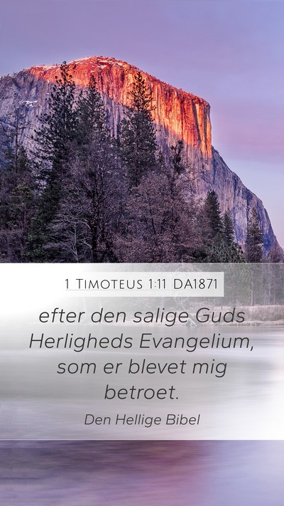 1 Timoteus 1:11 DA1871 Bible Verse Image