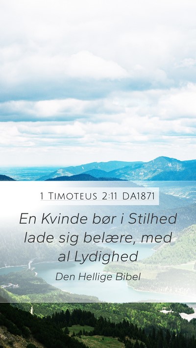 1 Timoteus 2:11 DA1871 Bible Verse Image