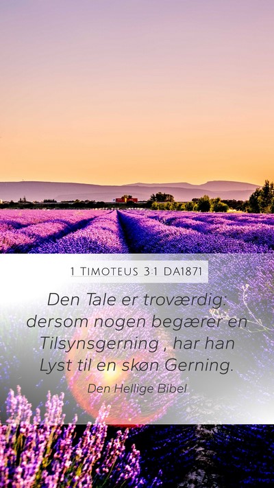 1 Timoteus 3:1 DA1871 Bible Verse Image