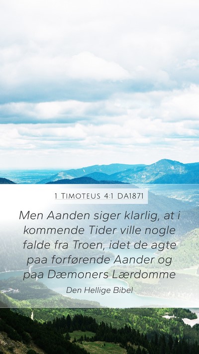 1 Timoteus 4:1 DA1871 Bible Verse Image