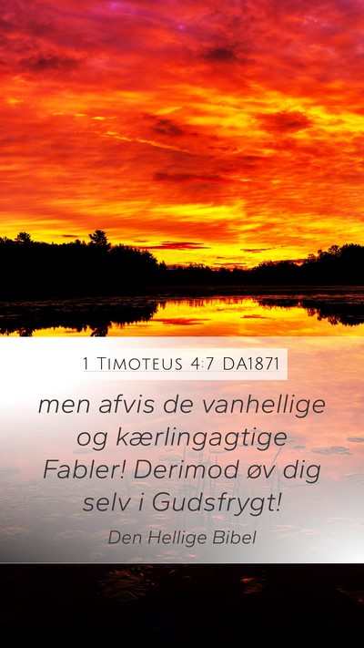 1 Timoteus 4:7 DA1871 Bible Verse Image