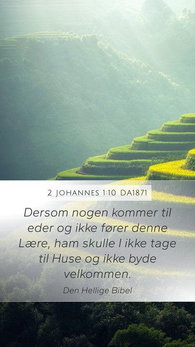 2 Johannes 1:10 DA1871 Bible Verse Image