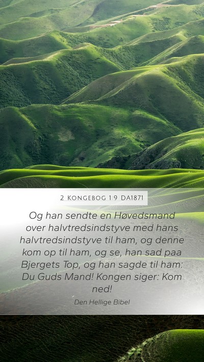 2 Kongebog 1:9 DA1871 Bible Verse Image