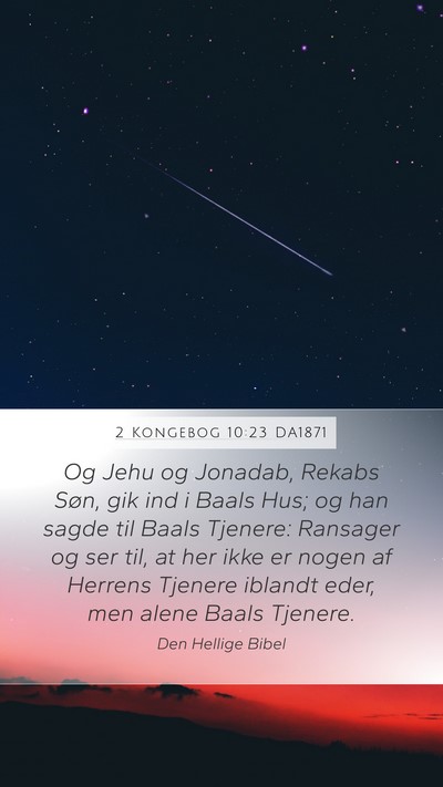 2 Kongebog 10:23 DA1871 Bible Verse Image