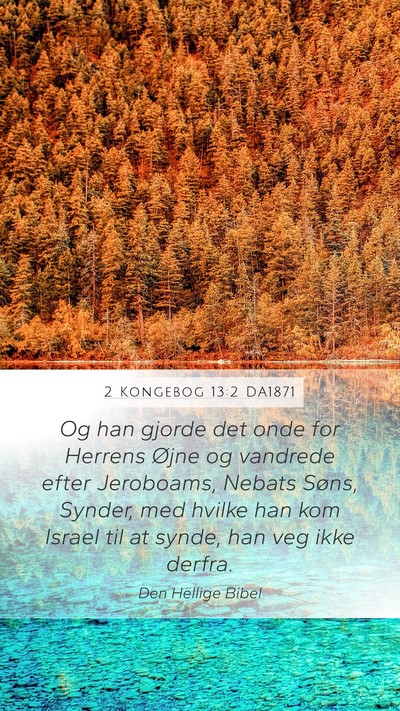 2 Kongebog 13:2 DA1871 Bible Verse Image