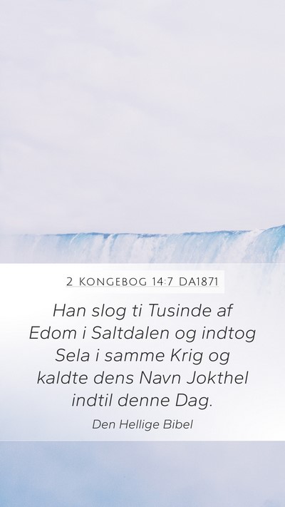 2 Kongebog 14:7 DA1871 Bible Verse Image