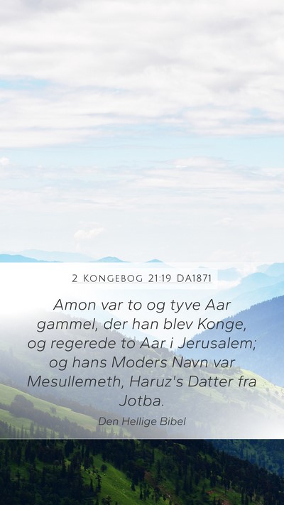 2 Kongebog 21:19 DA1871 Bible Verse Image