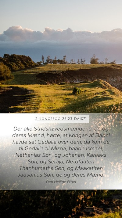 2 Kongebog 25:23 DA1871 Bible Verse Image