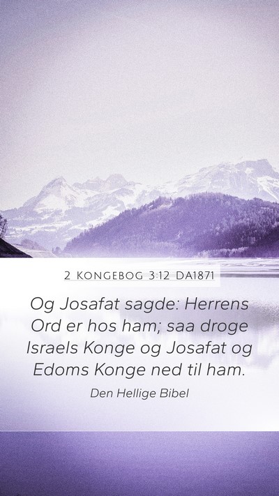 2 Kongebog 3:12 DA1871 Bible Verse Image