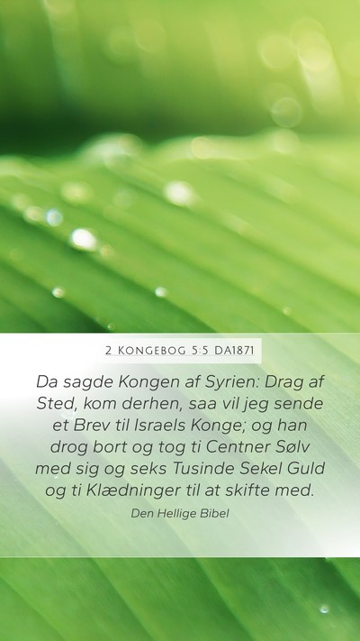 2 Kongebog 5:5 DA1871 Bible Verse Image