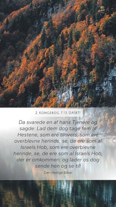2 Kongebog 7:13 DA1871 Bible Verse Image