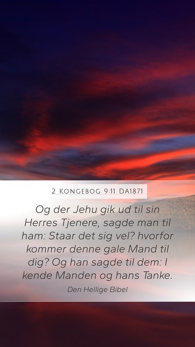 2 Kongebog 9:11 DA1871 Bible Verse Image