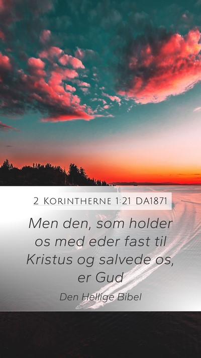 2 Korintherne 1:21 DA1871 Bible Verse Image