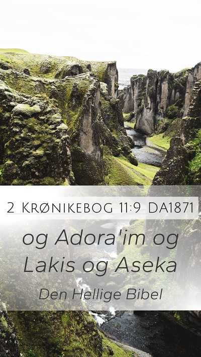 2 Krønikebog 11:9 DA1871 Bible Verse Image