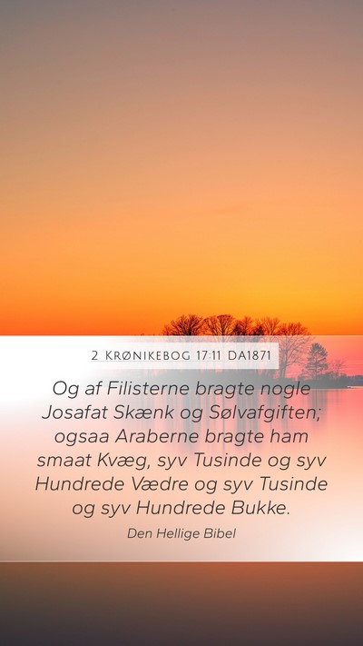 2 Krønikebog 17:11 DA1871 Bible Verse Image