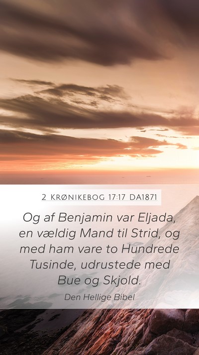 2 Krønikebog 17:17 DA1871 Bible Verse Image