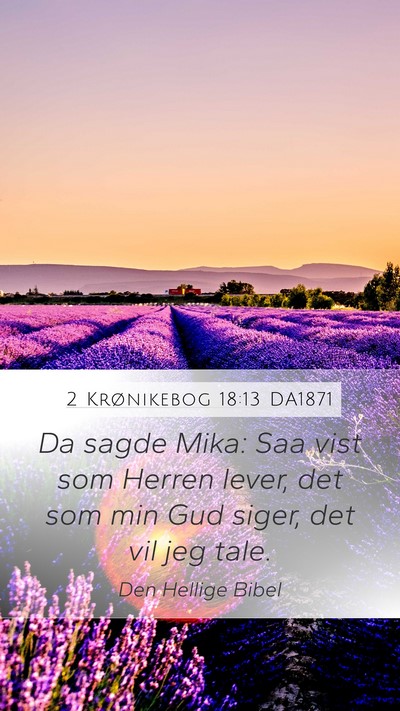 2 Krønikebog 18:13 DA1871 Bible Verse Image