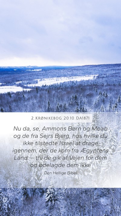 2 Krønikebog 20:10 DA1871 Bible Verse Image