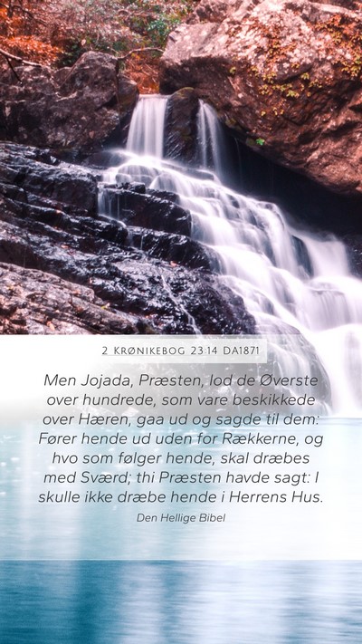 2 Krønikebog 23:14 DA1871 Bible Verse Image