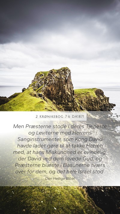 2 Krønikebog 7:6 DA1871 Bible Verse Image