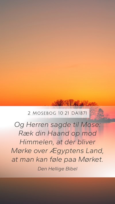 2 Mosebog 10:21 DA1871 Bible Verse Image