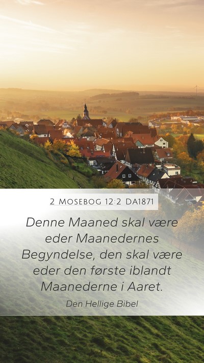 2 Mosebog 12:2 DA1871 Bible Verse Image
