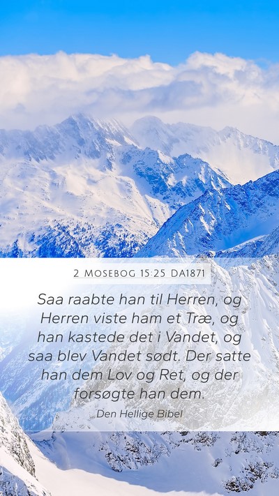 2 Mosebog 15:25 DA1871 Bible Verse Image