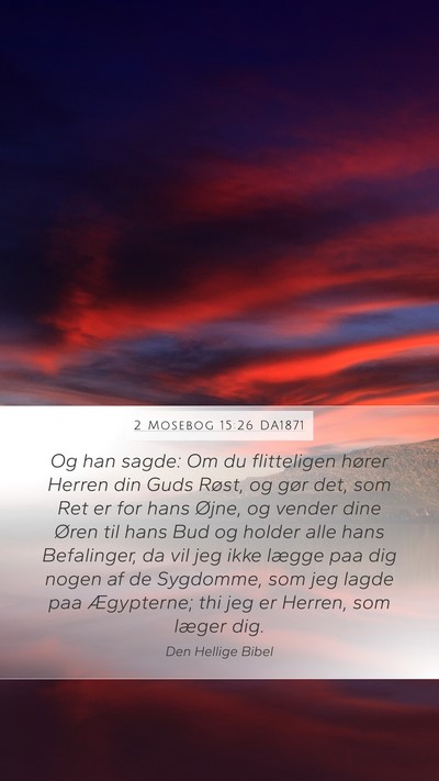 2 Mosebog 15:26 DA1871 Bible Verse Image