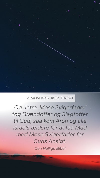 2 Mosebog 18:12 DA1871 Bible Verse Image