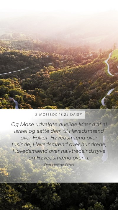 2 Mosebog 18:25 DA1871 Bible Verse Image