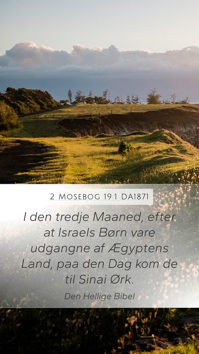 2 Mosebog 19:1 DA1871 Bible Verse Image
