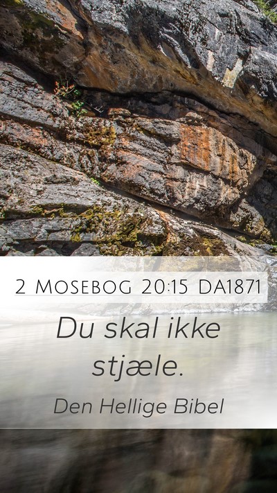 2 Mosebog 20:15 DA1871 Bible Verse Image