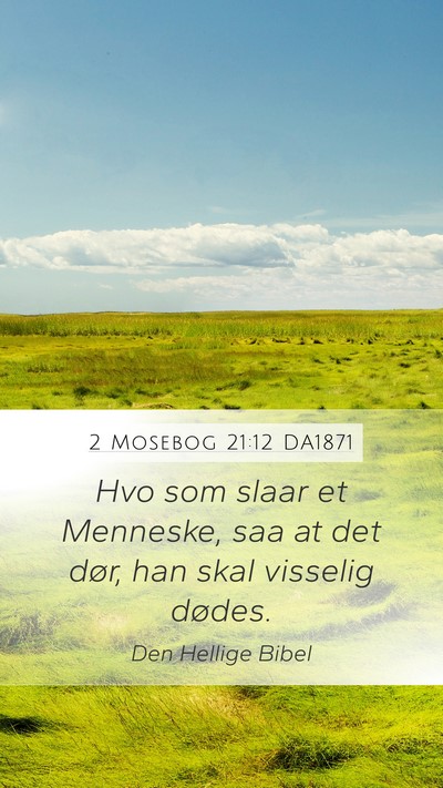 2 Mosebog 21:12 DA1871 Bible Verse Image