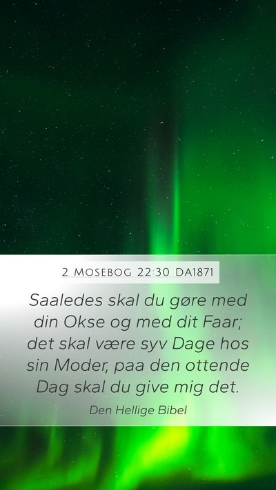 2 Mosebog 22:30 DA1871 Bible Verse Image