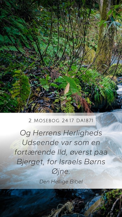 2 Mosebog 24:17 DA1871 Bible Verse Image