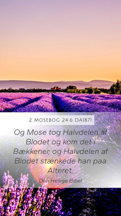 2 Mosebog 24:6 DA1871 Bible Verse Image