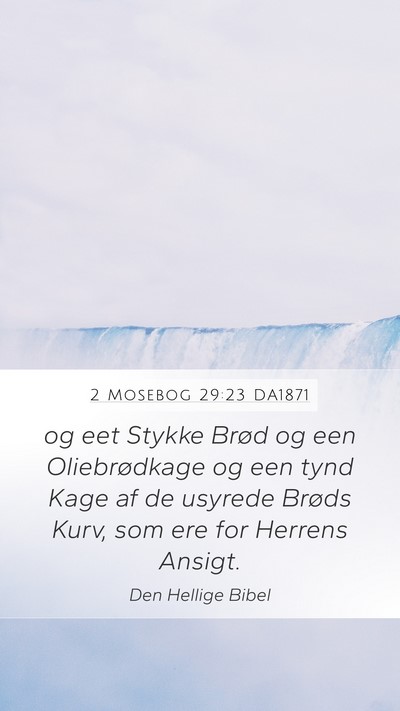 2 Mosebog 29:23 DA1871 Bible Verse Image