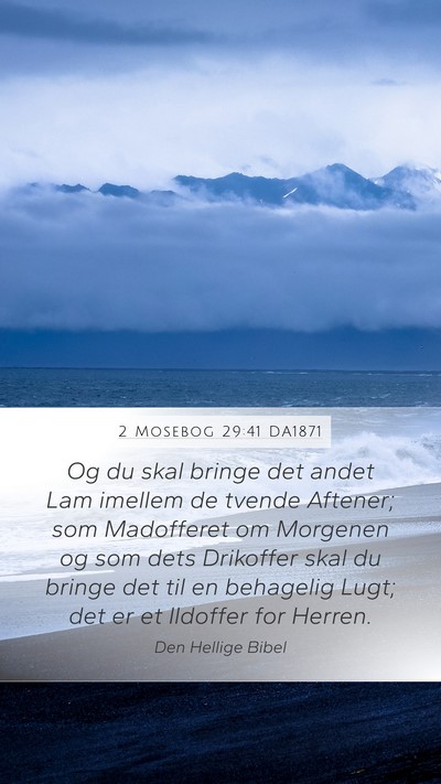 2 Mosebog 29:41 DA1871 Bible Verse Image