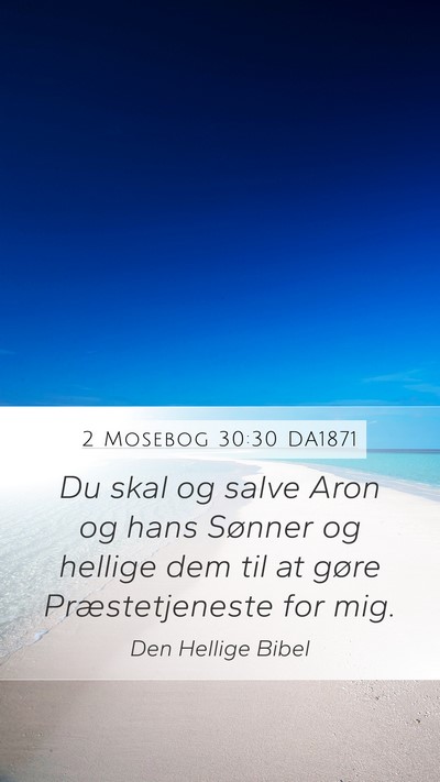 2 Mosebog 30:30 DA1871 Bible Verse Image