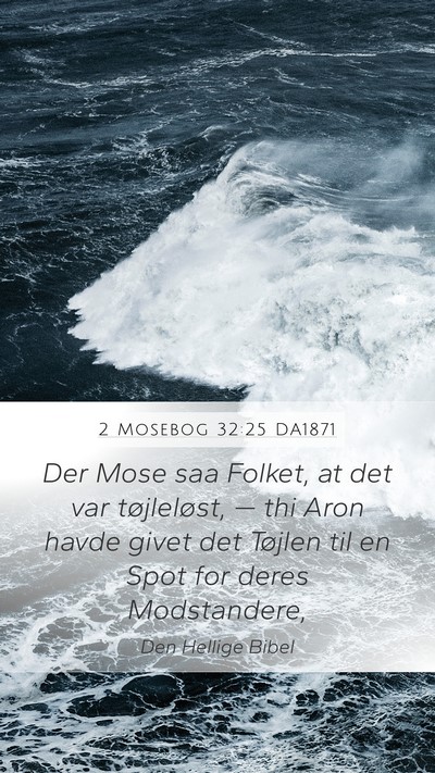 2 Mosebog 32:25 DA1871 Bible Verse Image