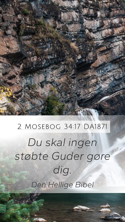 2 Mosebog 34:17 DA1871 Bible Verse Image