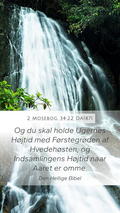 2 Mosebog 34:22 DA1871 Bible Verse Image