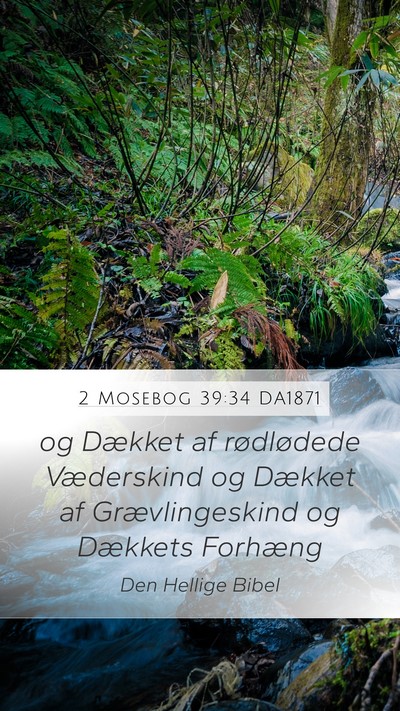 2 Mosebog 39:34 DA1871 Bible Verse Image