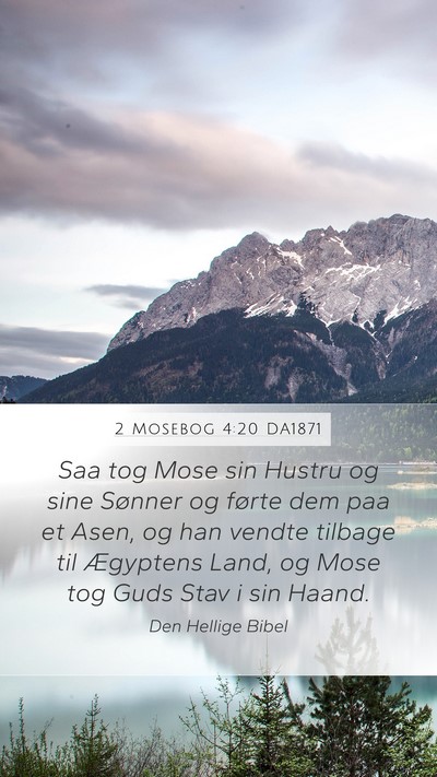 2 Mosebog 4:20 DA1871 Bible Verse Image