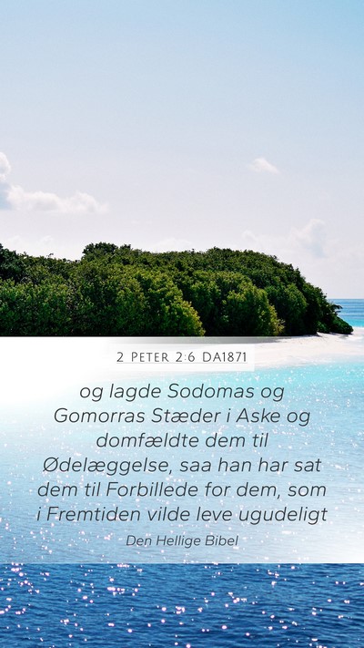 2 Peter 2:6 DA1871 Bible Verse Image