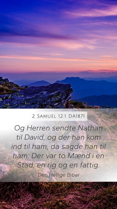 2 Samuel 12:1 DA1871 Bible Verse Image