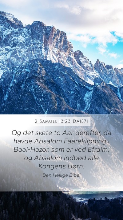 2 Samuel 13:23 DA1871 Bible Verse Image