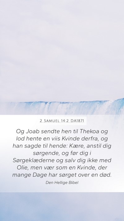 2 Samuel 14:2 DA1871 Bible Verse Image