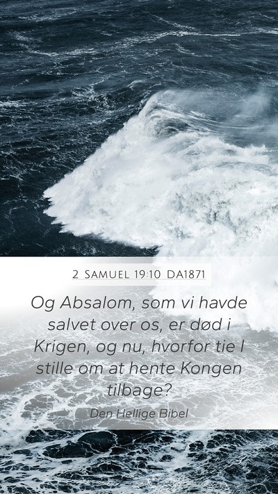 2 Samuel 19:10 DA1871 Bible Verse Image